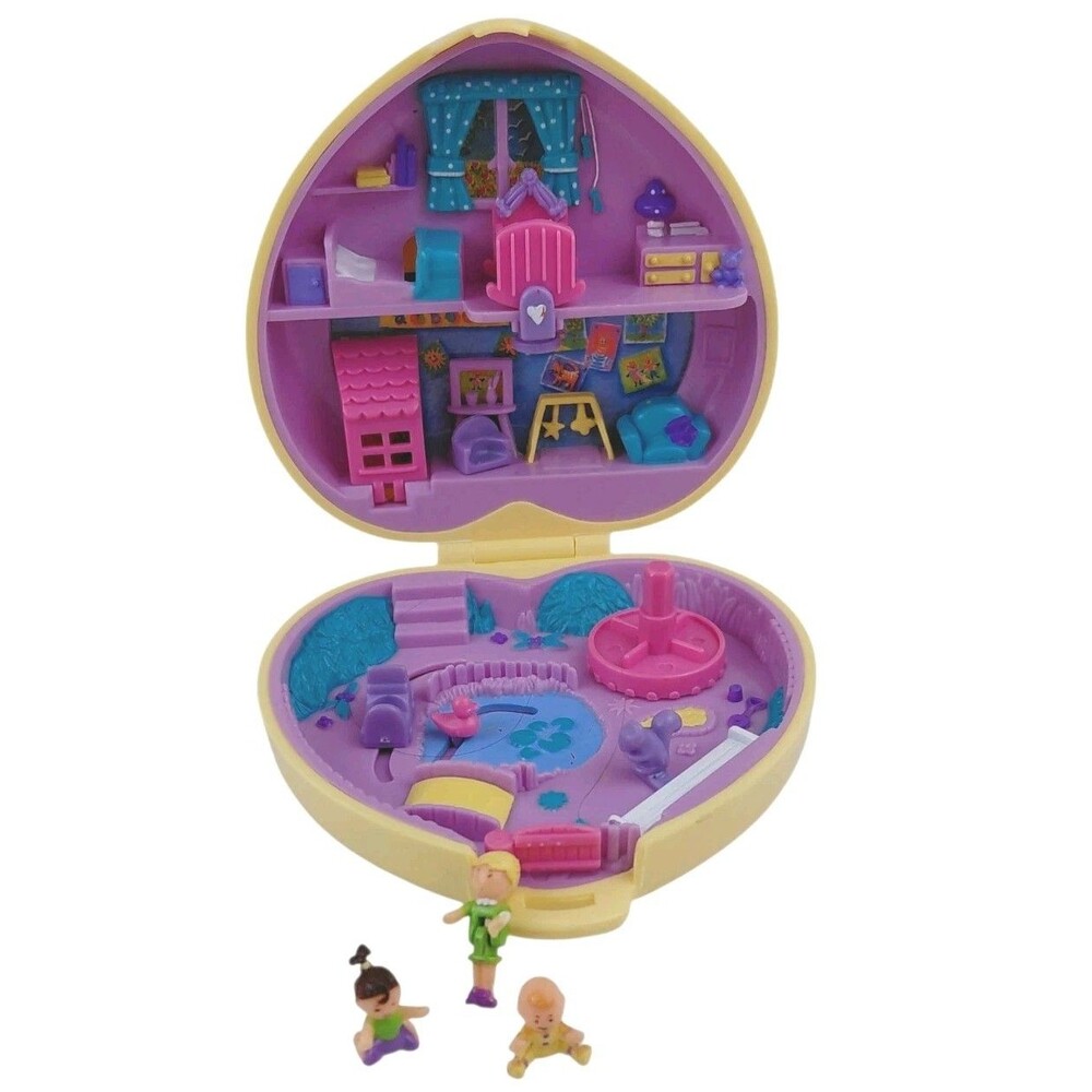 Bluebird Polly Pocket Pollyville Nursery School Playset 1994 Vintage COMPLETE
